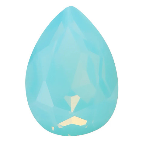 Krakovski Crystal Tear Drop 18x25mm AQUA OPAL