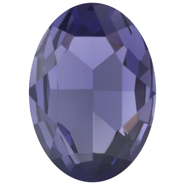 Krakovski Crystal Oval Stone 18x25mm TANZANITE