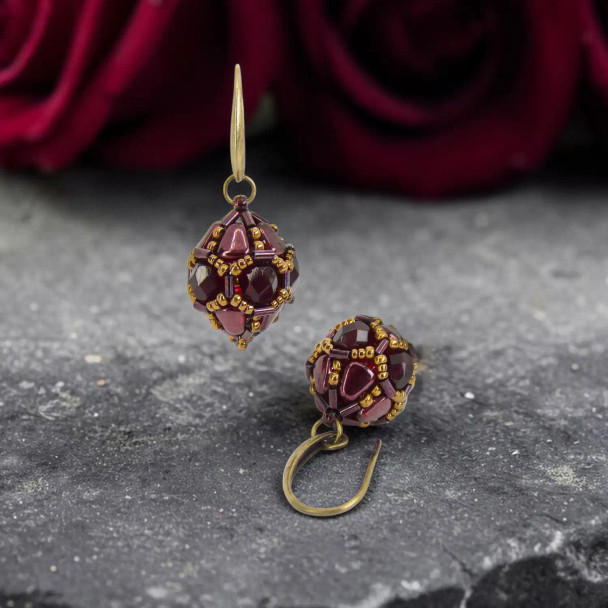 Gilded Lantern Beaded Bead Tutorial