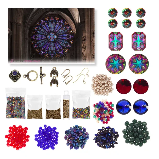 Stained Glass Beads Collection Contents