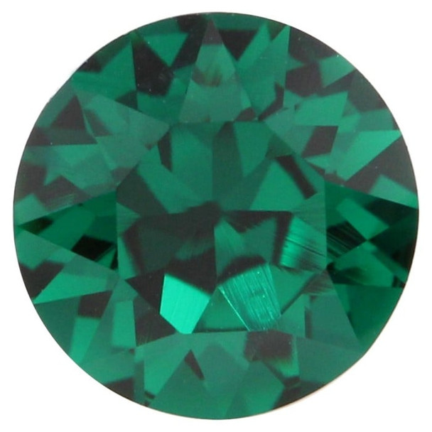 Swarovski Crystal Chaton Stone 8mm EMERALD 1088
