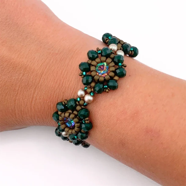 Cloverlight Bracelet Tutorial by Orchid and Opal Jewelry & Beads