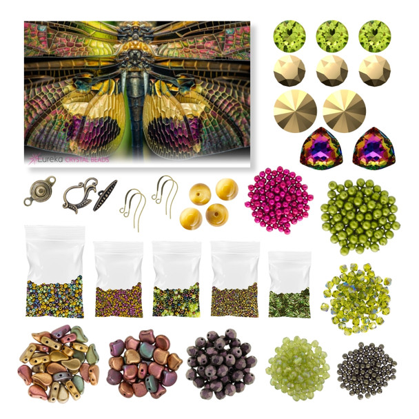 Magic Iris Beads Collection by Eureka Crystal Beads contents