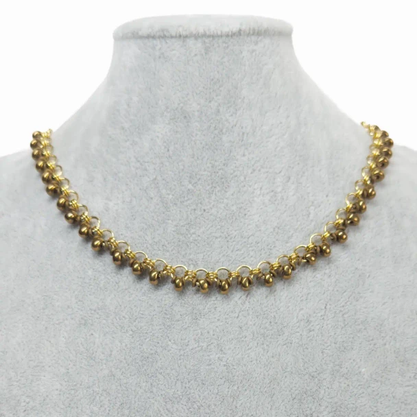 Easy Beaded Chainmaille Magatama Necklace Tutorial by Eureka Crystal Beads