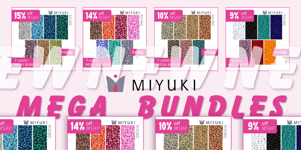 New Miyuki Mega Seed Beads Bundles