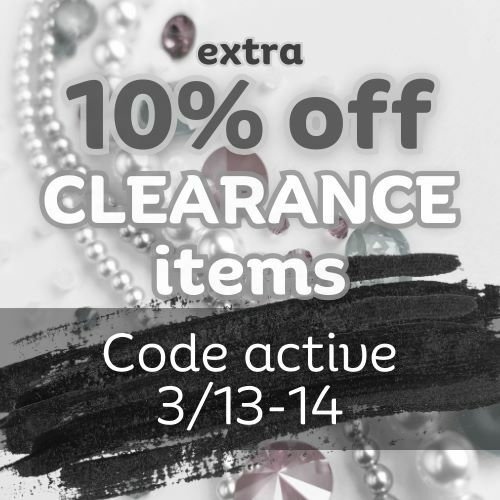 Discount an extra 10% off all Clearance items!
