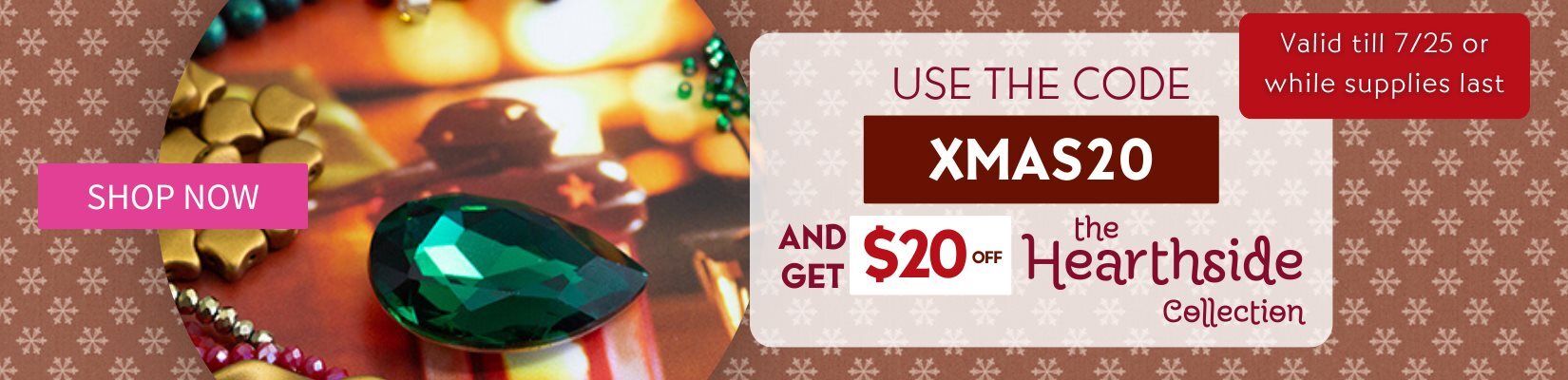 Hearthside Collection 20$ off with cupon code XMAS20