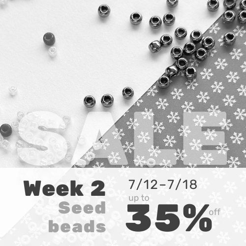 Select Beads now on sale, Miyuki Beads, Toho Beads &  Preciosa Czech Seed Beads up to 35% off.