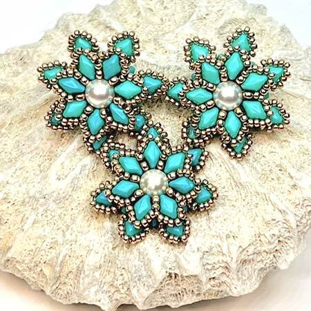 Beaded Sea Flowers