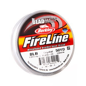 FireLine Braided Bead Thread - 8 lb - Crystal