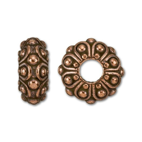 TierraCast BEAD-Casbah Euro-Antiqued Copper Plated