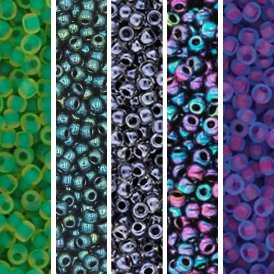 Otherworldly Gems Toho Size 11 Color Mixes | Eureka Crystal