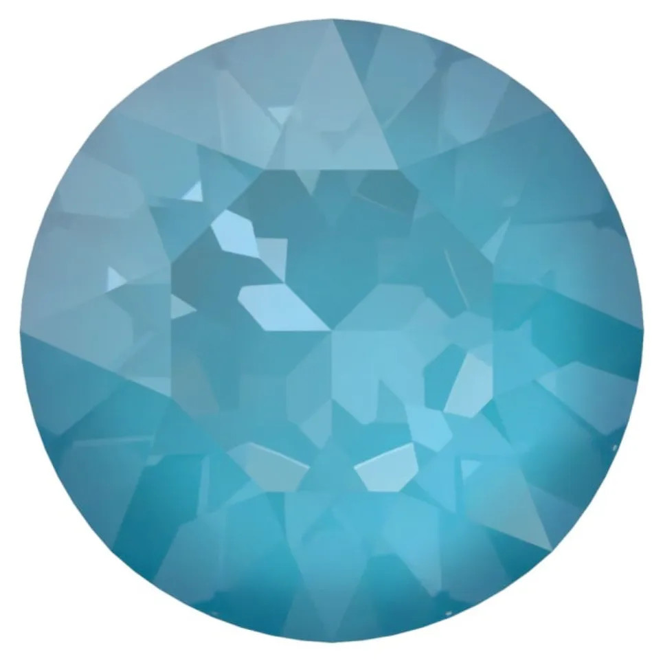 Swarovski Crystal Chaton Stone 8mm TEAL IGNITE 1088