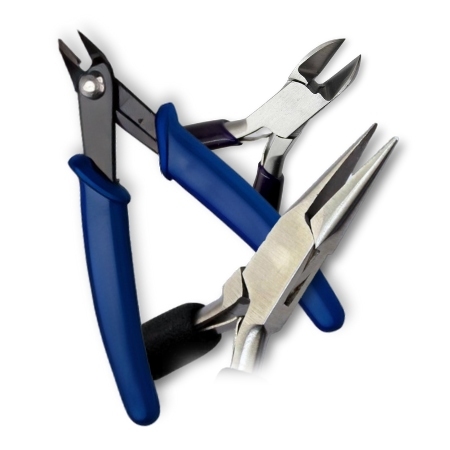 Eurotool Large Double Nylon Jaw Jewelry Pliers - Round Nose 