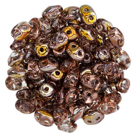 Czech Glass SuperDuo Beads 24G - Apollo Gold - Czech Beads - Beads & Jewelry Making