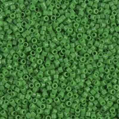 SIZE-11 #DB0724 OPAQUE GREEN Delica - Miyuki Seed Beads