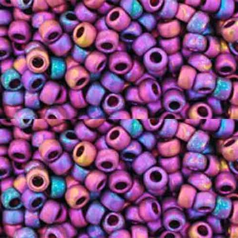 8/O Japanese Seed Beads Frosted F648 - Beads Gone Wild