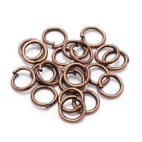 Eureka BASICS Jump Rings 5mm 21 Gauge LT. GOLD PLATED (Pack of 200)