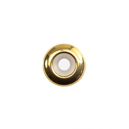 Adjustable Slider Clasp Bead with Silicone 8mm Gold Plated