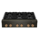 KitchenAid® 36-inch 6-Burner Gas Commercial-Style Rangetop KCGK936TBE
