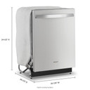 Whirlpool® 51 dBA Quiet Dishwasher with 3rd Rack WDT730HAMZ