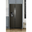 Whirlpool® 36-inch Wide Side-by-Side Refrigerator - 25 cu. ft. WRS555SIHV