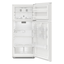 Whirlpool® 28-inch Wide Top-Freezer Refrigerator - 16.3 Cu. Ft. WRTX5028PW