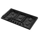 Whirlpool® 36-inch Gas Cooktop with EZ-2-Lift™ Hinged Cast-Iron Grates WCGK5036PB