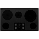 Whirlpool® 36-inch Electric Ceramic Glass Cooktop with Two Dual Radiant Elements WCE77US6HB