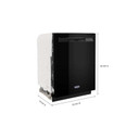 Maytag® Stainless steel tub dishwasher with Dual Power Filtration MDB4949SKB