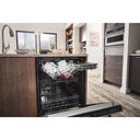 Kitchenaid® 44 dBA Dishwasher with FreeFlex™ Third Rack and LED Interior Lighting KDTM704KPS