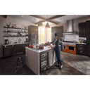 Kitchenaid® 44 dBA Dishwasher with 360° Max Jets™ Third Rack and LED Interior Lighting KDPM804KBS