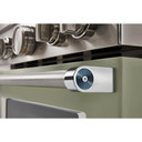 KitchenAid® 30'' Smart Commercial-Style Dual Fuel Range with 4 Burners KFDC500JAV
