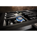 KitchenAid® 48'' Smart Commercial-Style Dual Fuel Range with Griddle KFDC558JSC