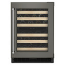 Kitchenaid® 24" Panel-Ready Undercounter Wine Cellar with Wood-Front Racks KUWR214KPA