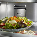 Kitchenaid® 23.8 cu. ft. 36" Counter-Depth French Door Platinum Interior Refrigerator with PrintShield™ Finish KRFC704FPS