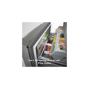 Kitchenaid® 23.8 cu. ft. 36" Counter-Depth French Door Platinum Interior Refrigerator with PrintShield™ Finish KRFC704FPS
