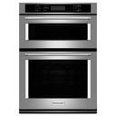 Kitchenaid® 27 Combination Wall Oven with Even-Heat™  True Convection (lower oven) KOCE507ESS