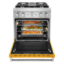 KitchenAid® 30'' Smart Commercial-Style Dual Fuel Range with 4 Burners KFDC500JYP