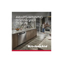 Kitchenaid® 44 dBA Dishwasher with 360° Max Jets™ Third Rack and LED Interior Lighting KDPM704KPS