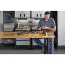 Gladiator® 6' (182.9 cm) Wide Adjustable Height Hardwood Workbench GAWB06HWEG