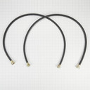 4' Black Washer Inlet Hoses 1050 PSI - 2 Pack 8212546RP