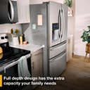 Whirlpool® 36-Inch Wide Full-Depth French Door Bottom Mount Refrigerator - 25 cu. ft. WRFF3036RW