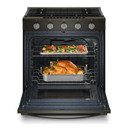 Whirlpool® 30-inch Smart Slide In Gas Range with Air Cooking Technology, No Preheat Air Fry, Steam/Self Clean and High Speed Preheat WSGS7530RV