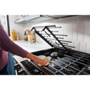 Whirlpool® 30-inch Smart Slide In Gas Range with Air Cooking Technology, No Preheat Air Fry, Steam/Self Clean and High Speed Preheat WSGS7530RV