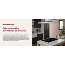 Kitchenaid® 36" Temp Cook™ Induction Cooktop with 5 Cooking Zones KCIT736SBL