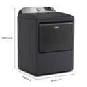 Maytag® 7.4 Cu. Ft. Top Load Gas Dryer with Extra Power and Advanced Moisture Sensing MGD6205RF