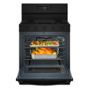 Whirlpool® 30-inch Gas Range with Air Cooking Technology WFGS5730SB