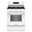 Whirlpool® 30-inch Gas Range with Air Cooking Technology and Steam Clean WFGS4530SW