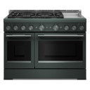 KitchenAid® 48-Inch 6 Burner Commercial-Style Gas Range with Griddle KFGD948SJP